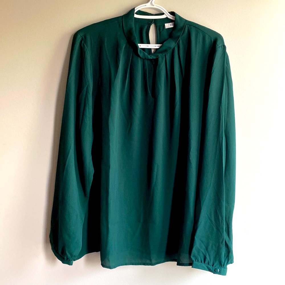 Forest Green Blouse from Ricki’s Size 16